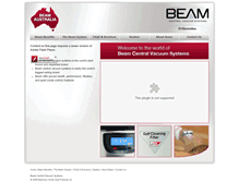 Tablet Screenshot of beamvac.com.au